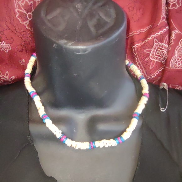 VTG 80s puke shell necklace - Picture 4 of 8